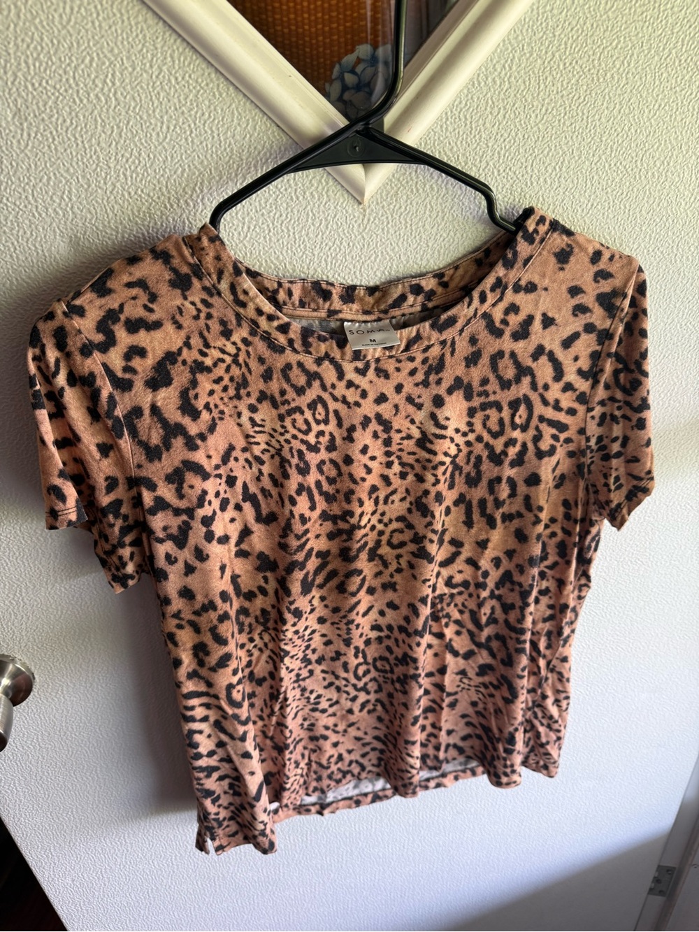 Soma Leopard Print Short Sleeve Tee